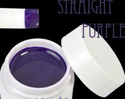 gel pure color straight purple 
